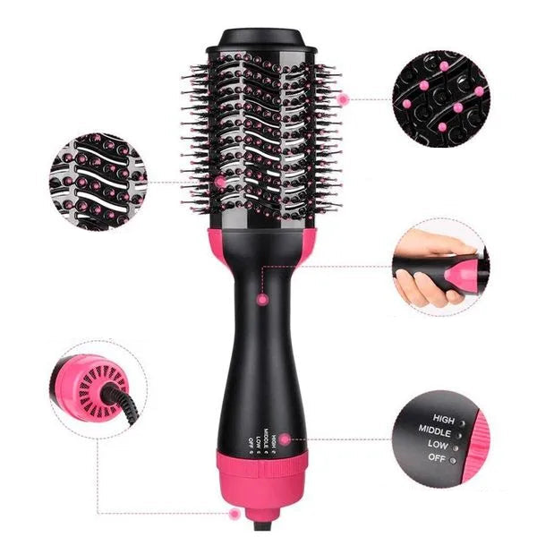 Secadora y Cepillo 2 en 1: Alisa, Seca y Da Brillo ONE STEP