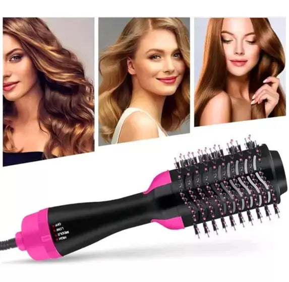 Secadora y Cepillo 2 en 1: Alisa, Seca y Da Brillo ONE STEP